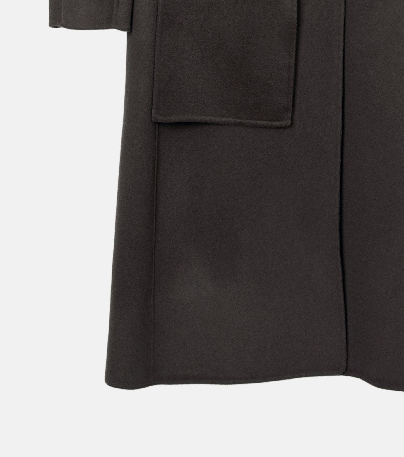 Double-Face Wrap Coat w/Matching Scarf