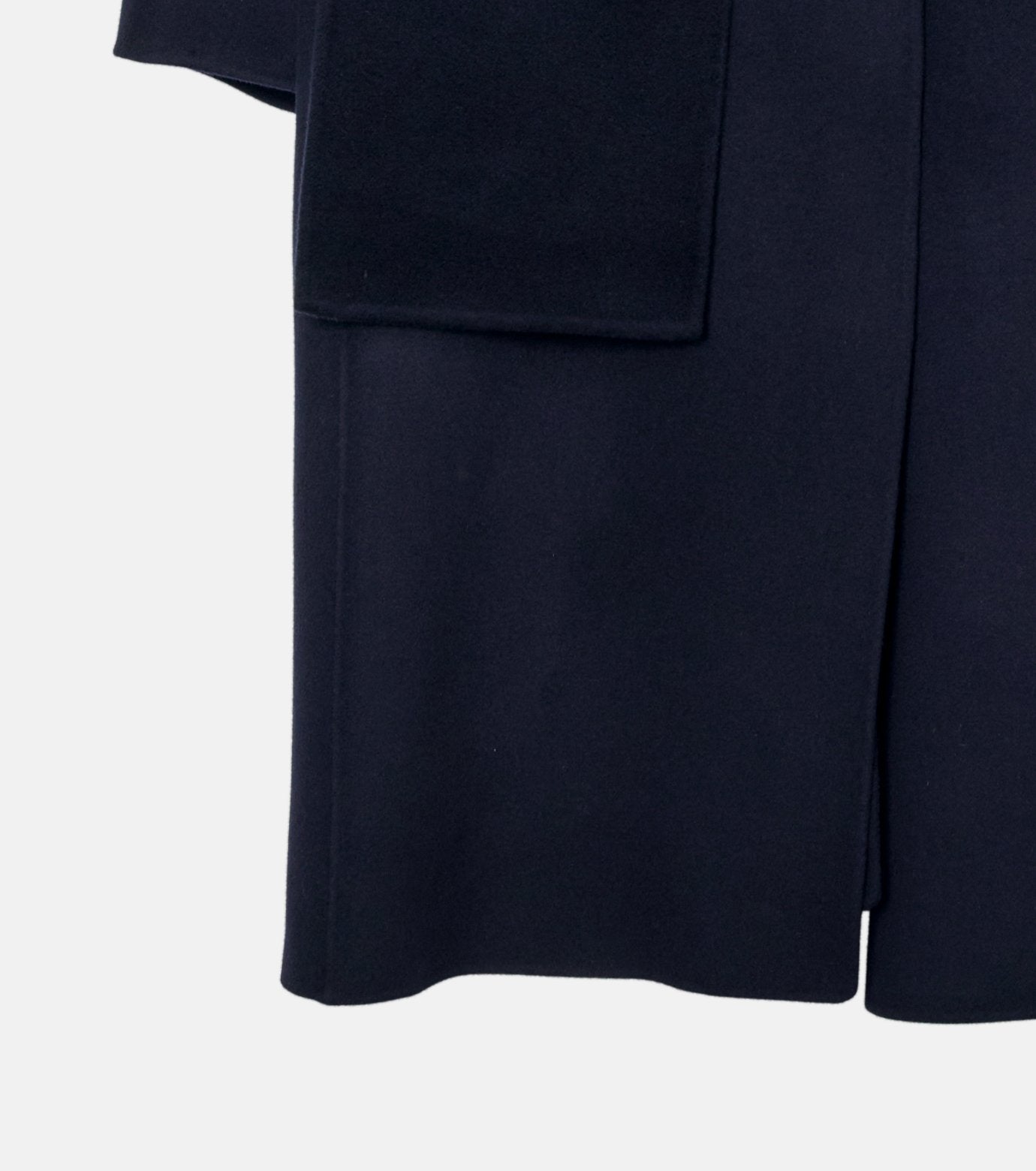 Double-Face Wrap Coat w/Matching Scarf