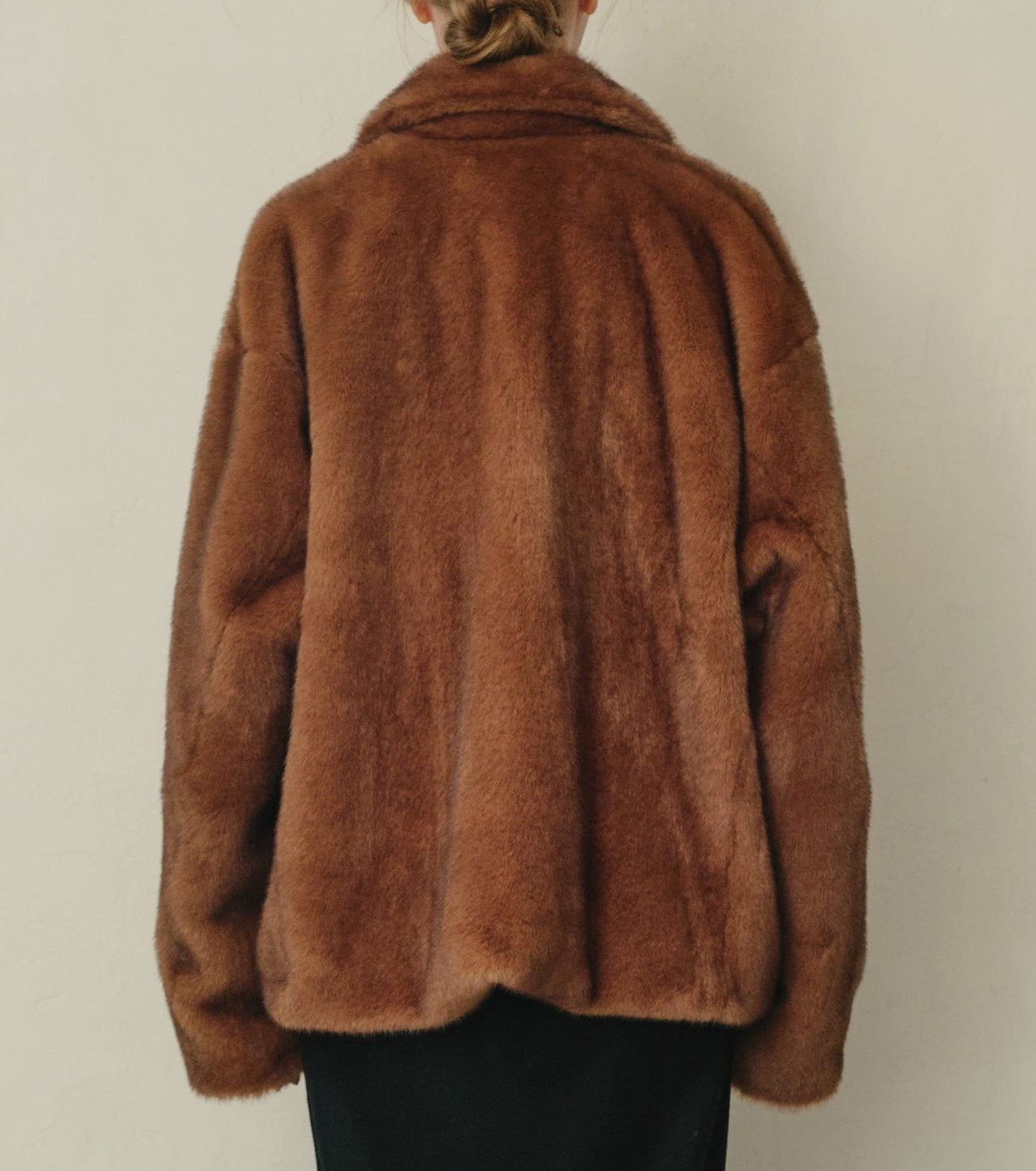 Faux Mink Peacoat