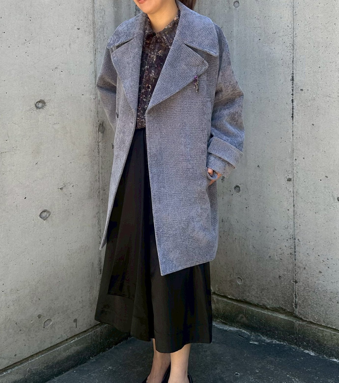 Skirt w/Front Draped Detail