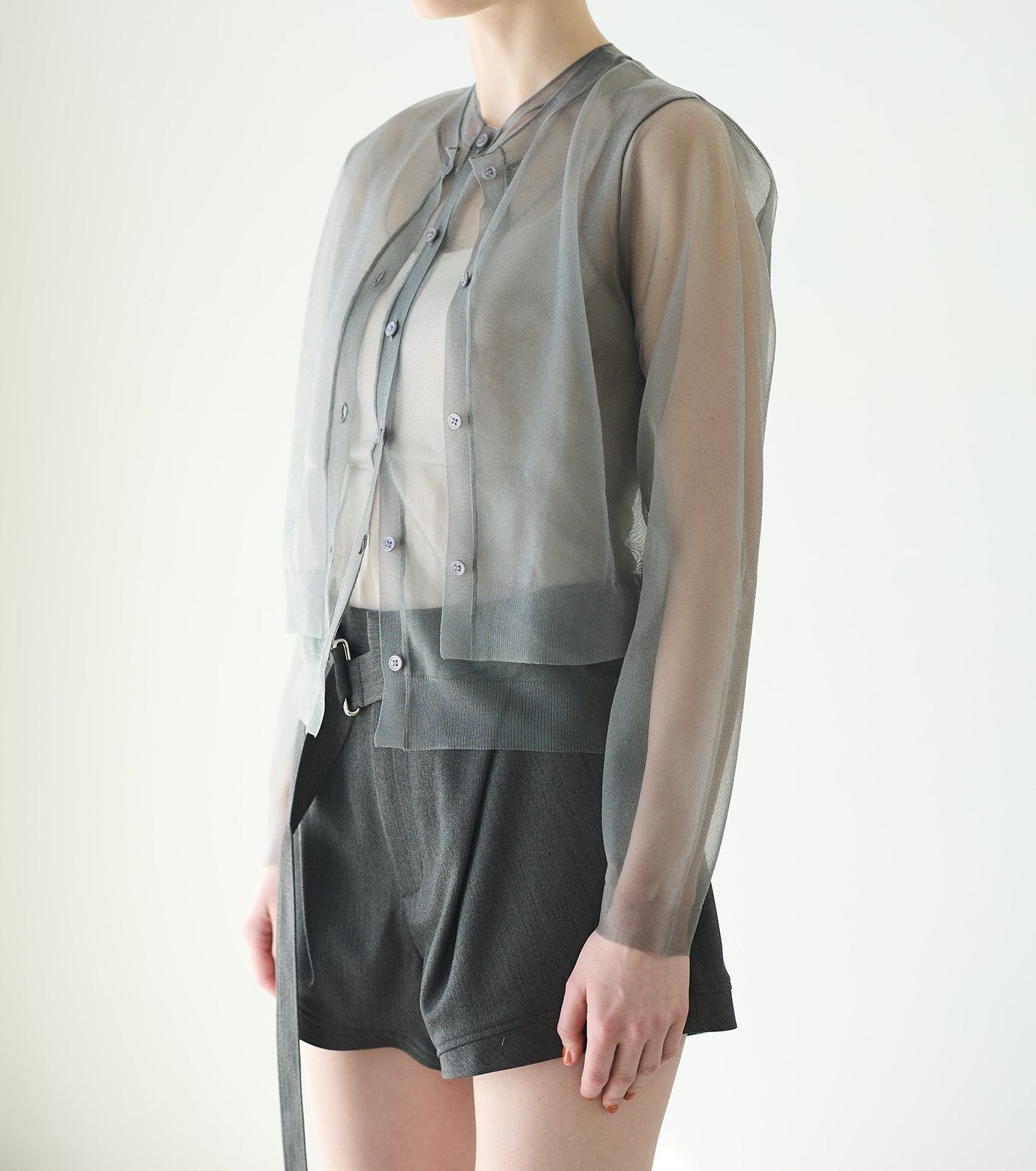 Sheer Layered Cardigan