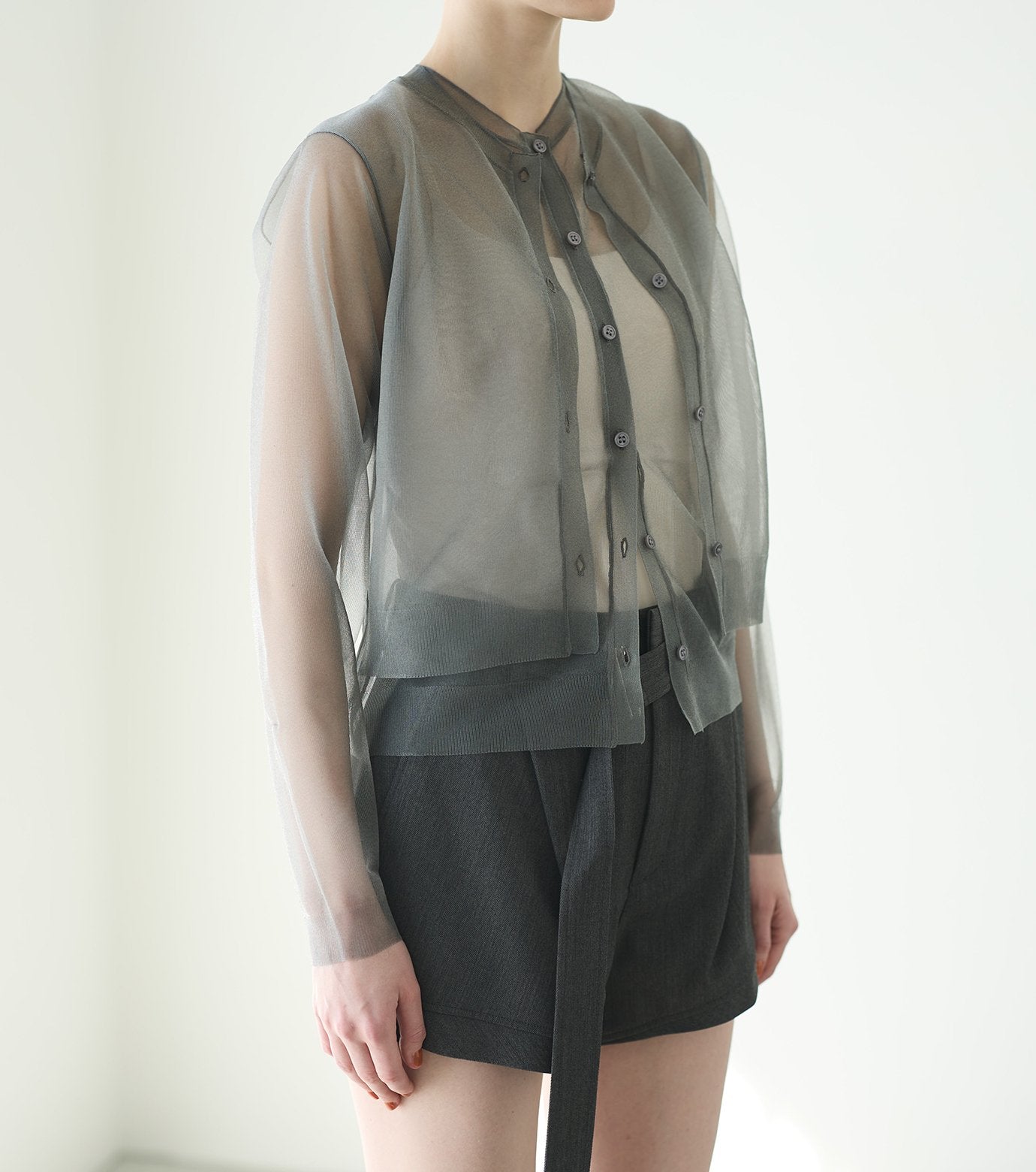 Sheer Layered Cardigan