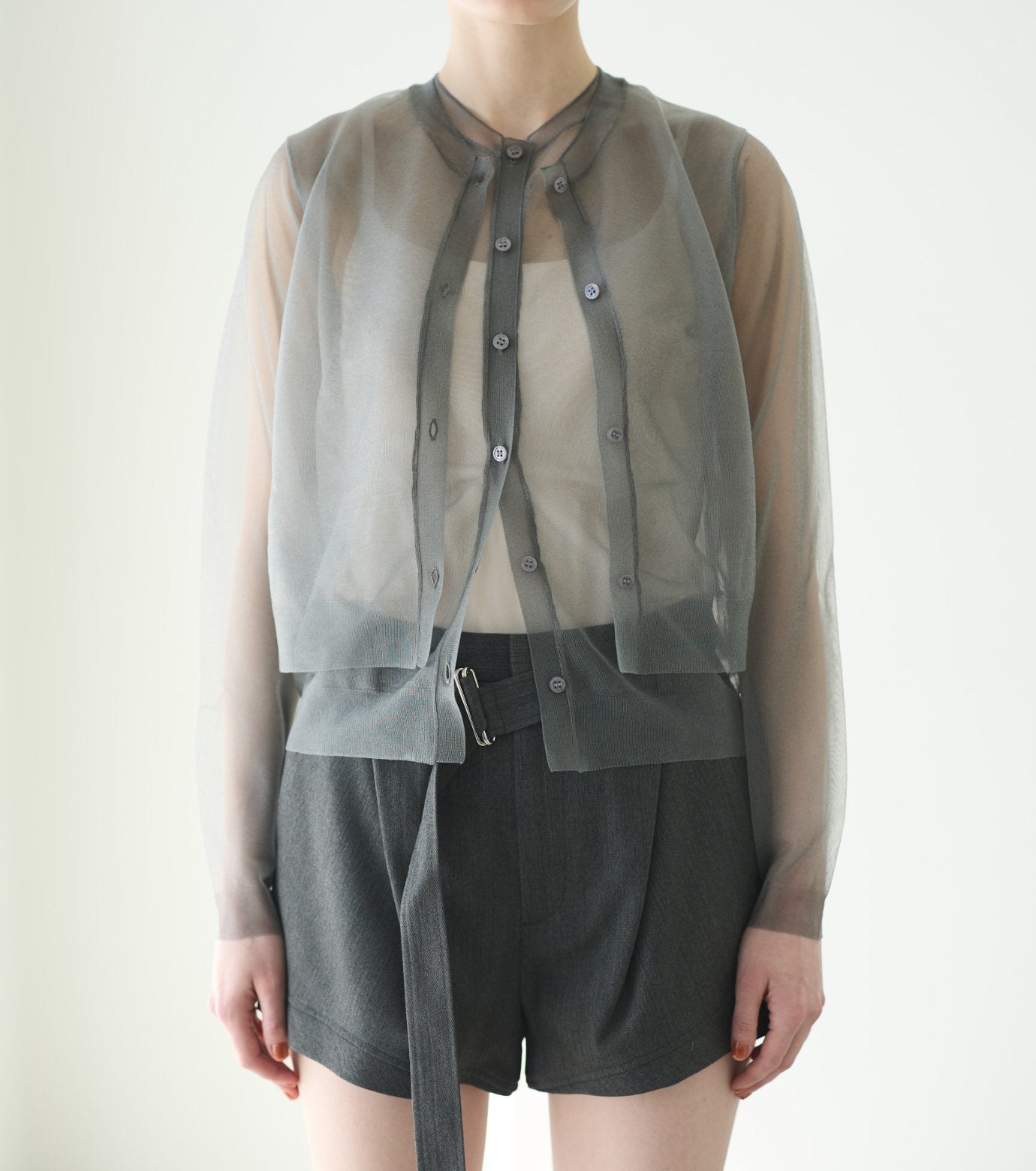 Sheer Layered Cardigan
