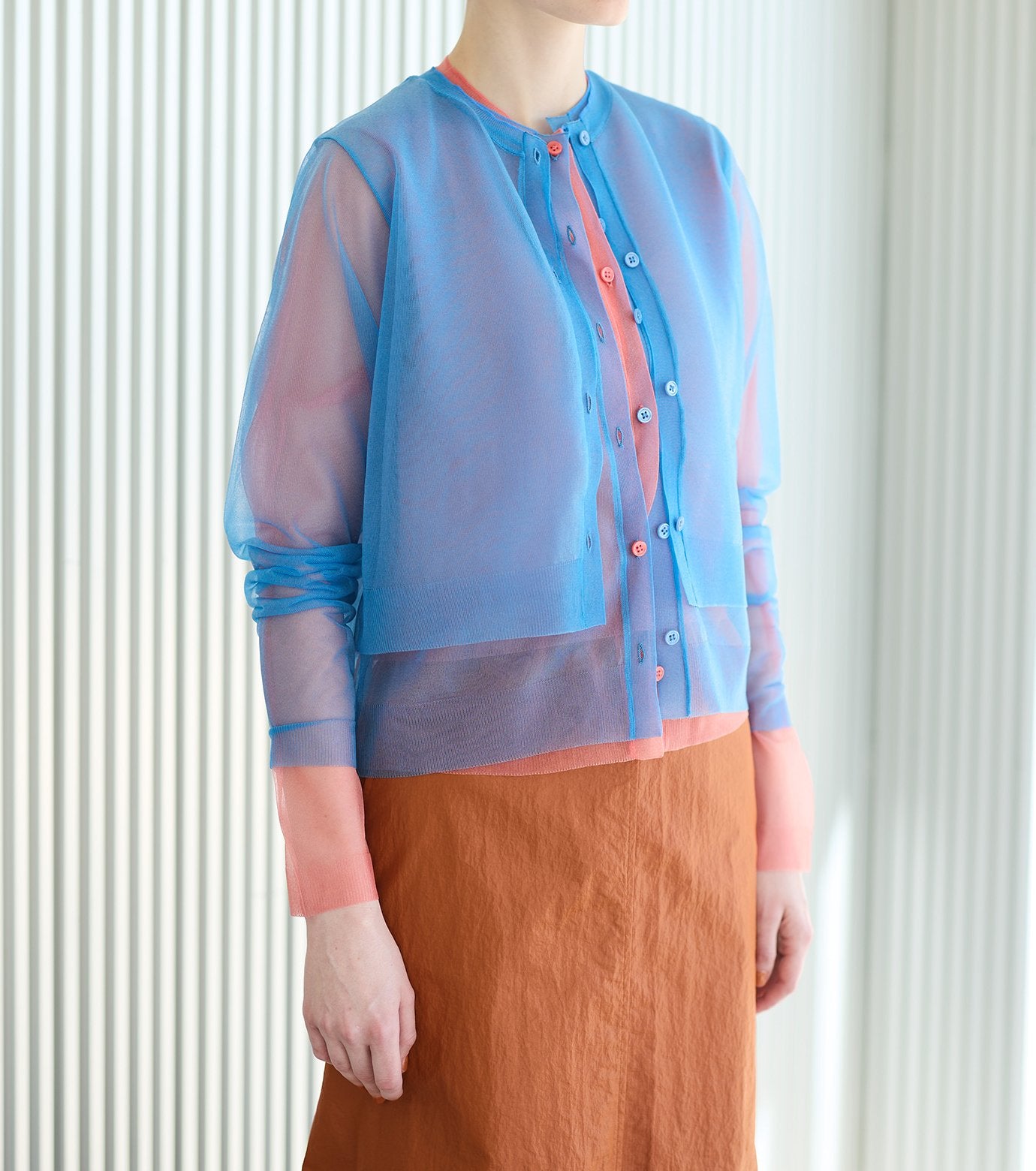 Sheer Layered Cardigan
