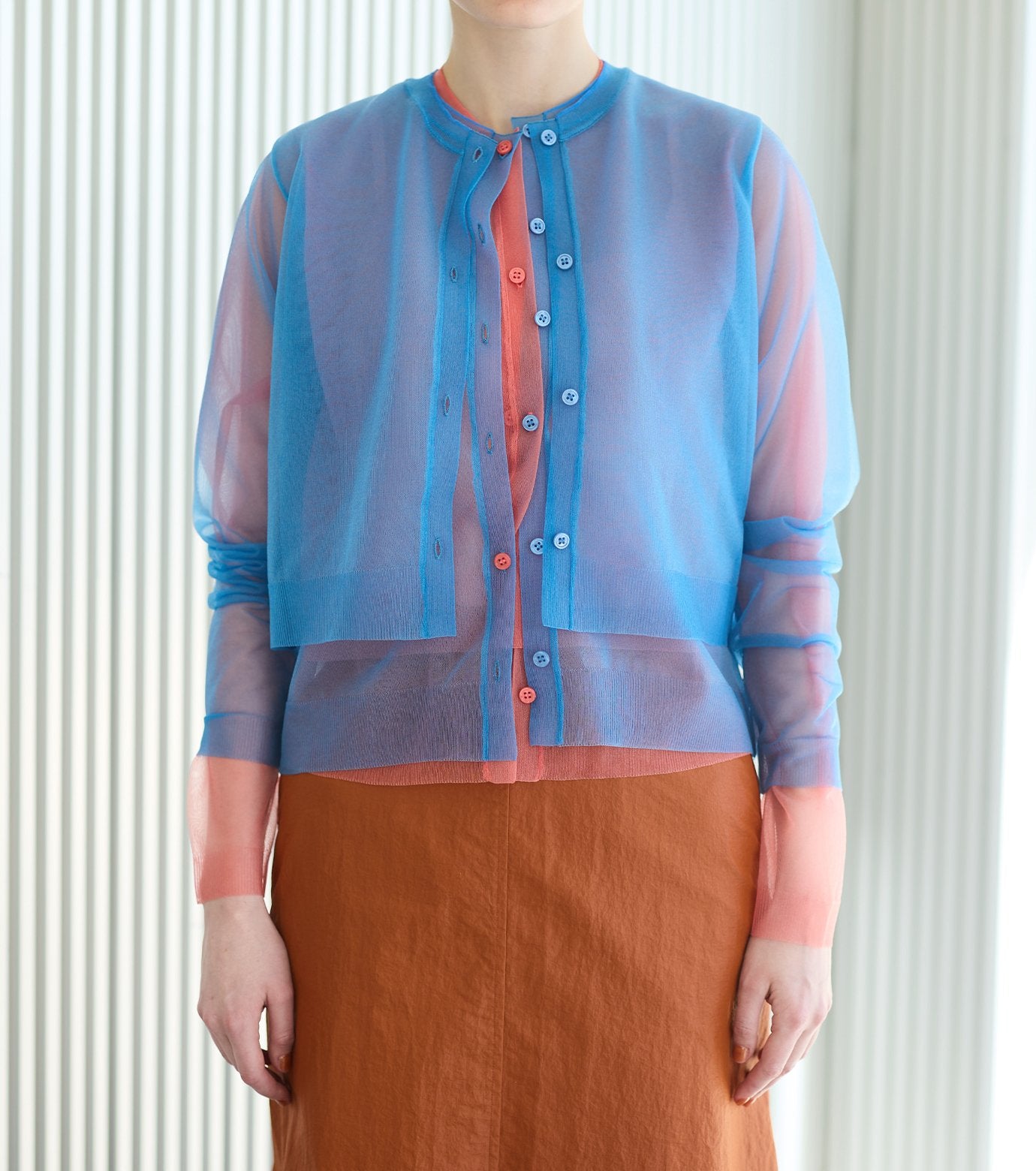 Sheer Layered Cardigan