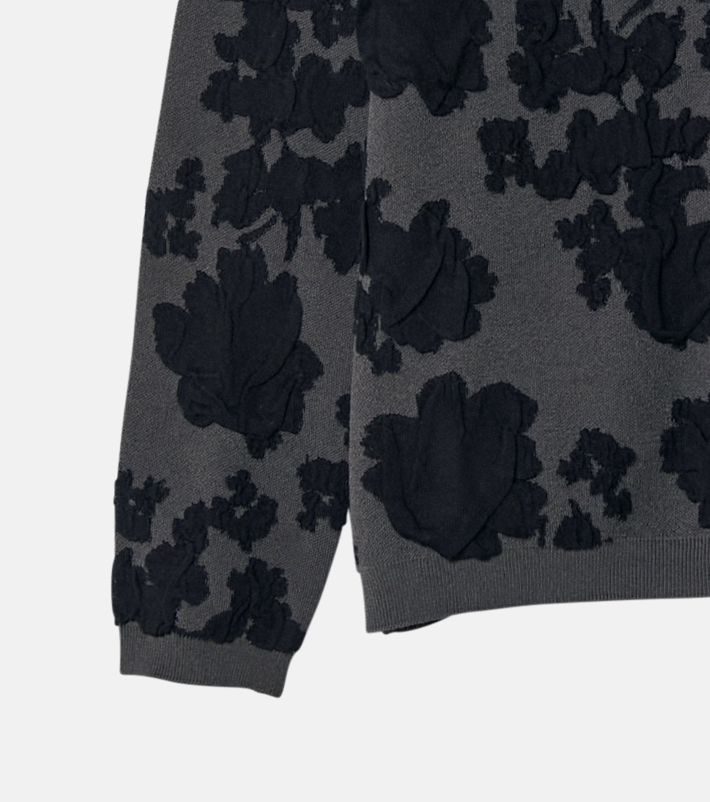 Flower Jacquard Cardigan