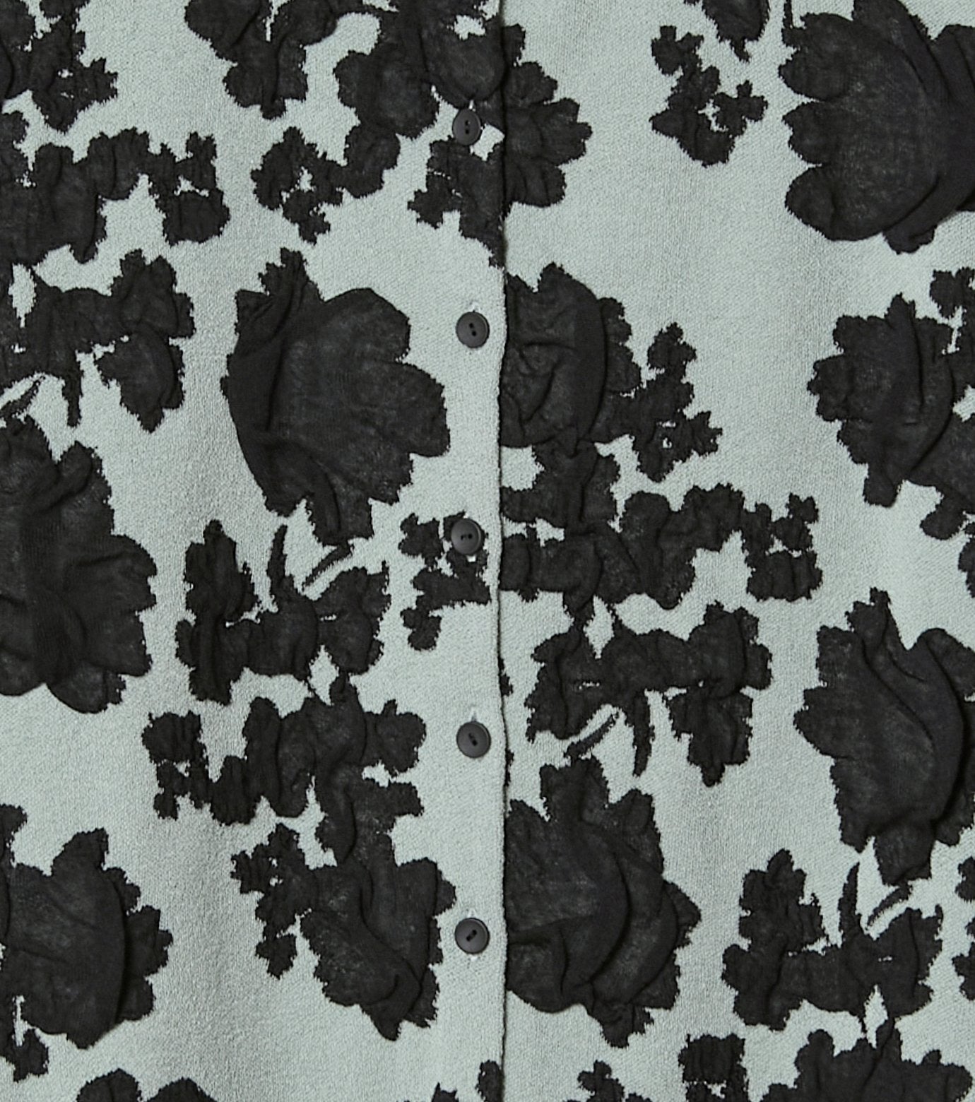 Flower Jacquard Cardigan