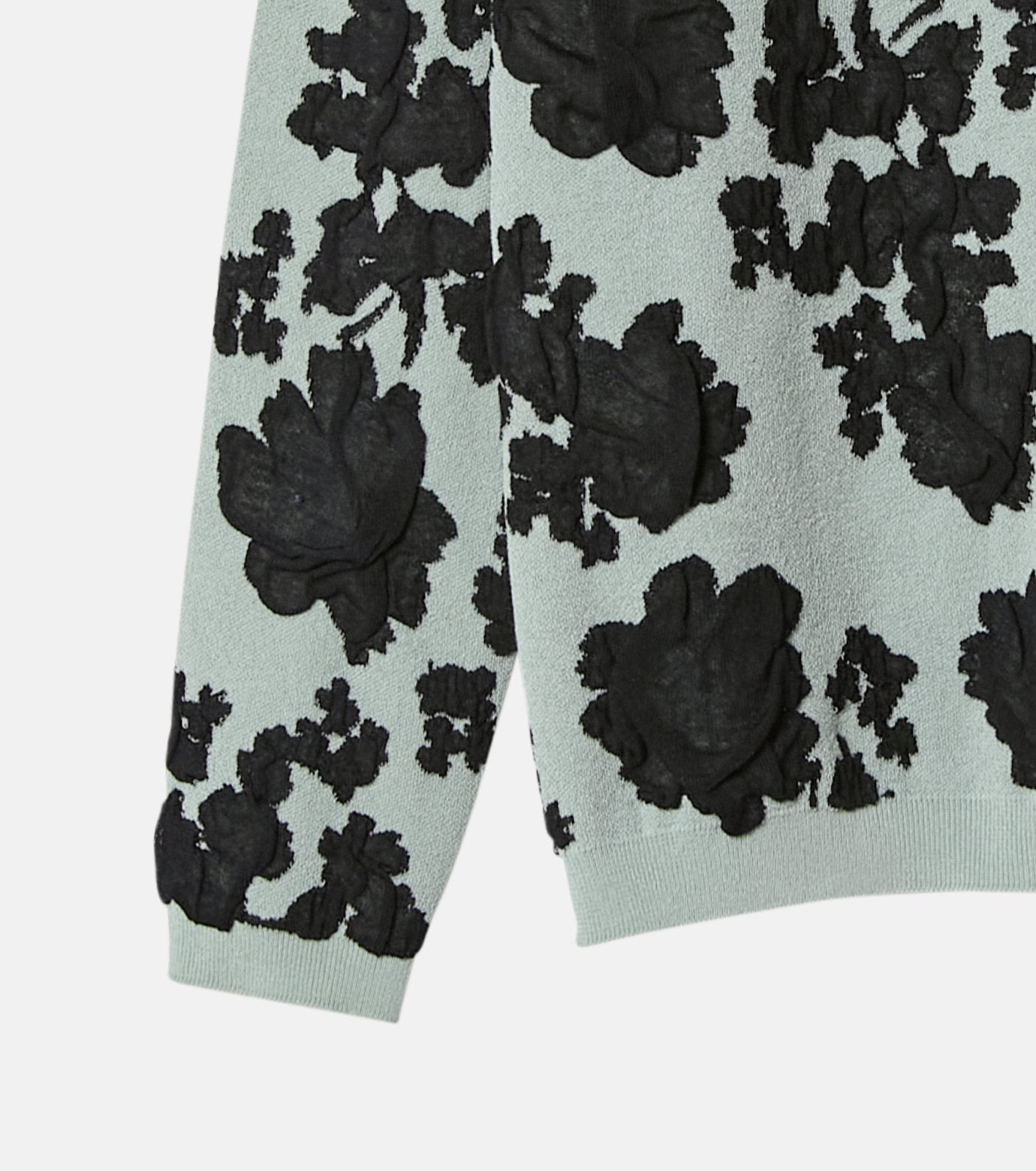 Flower Jacquard Cardigan
