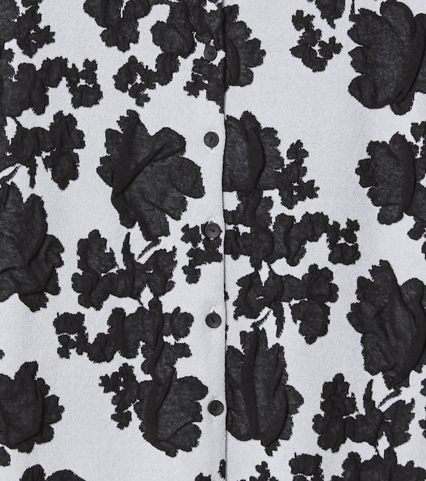 Flower Jacquard Cardigan