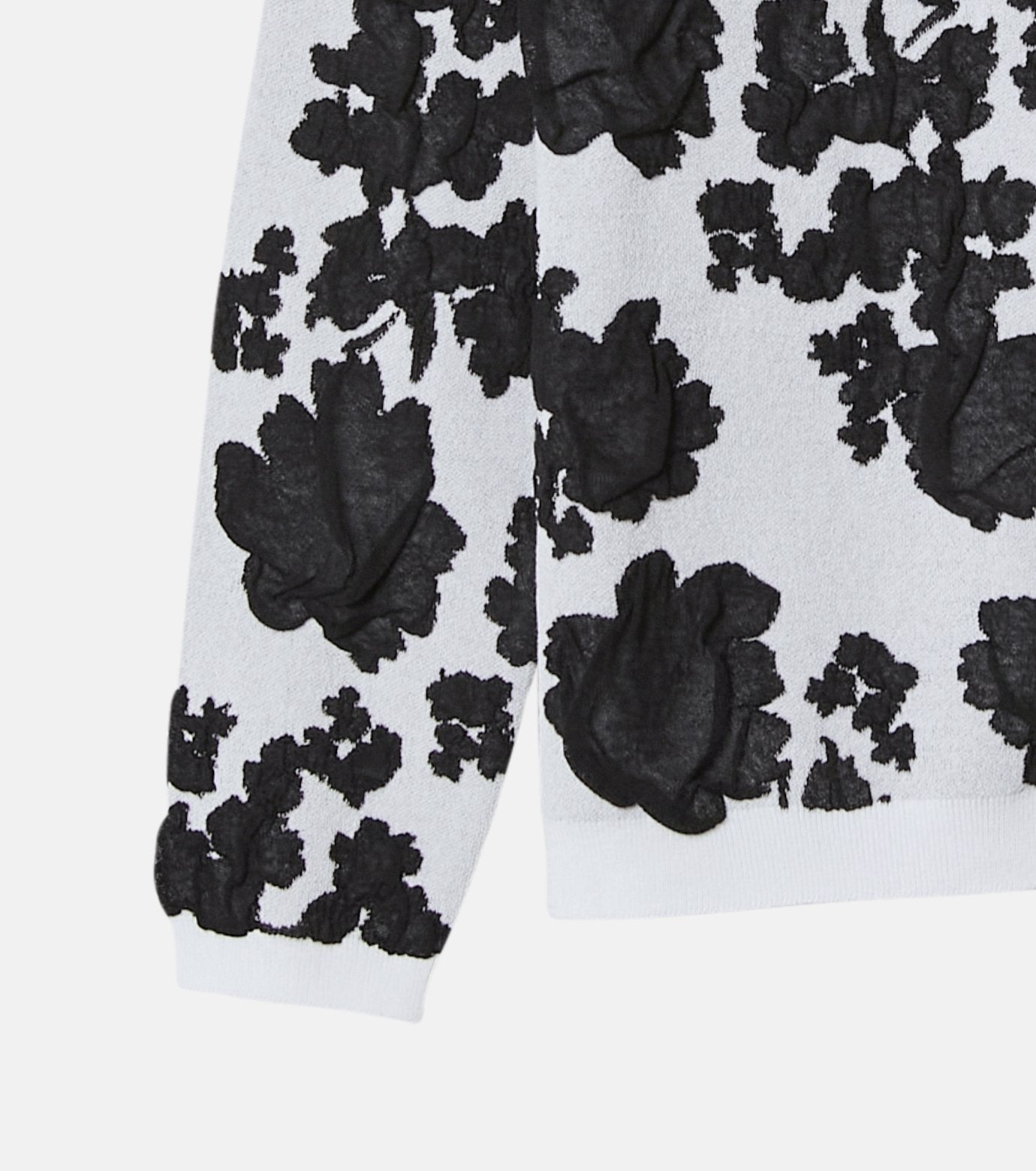 Flower Jacquard Cardigan