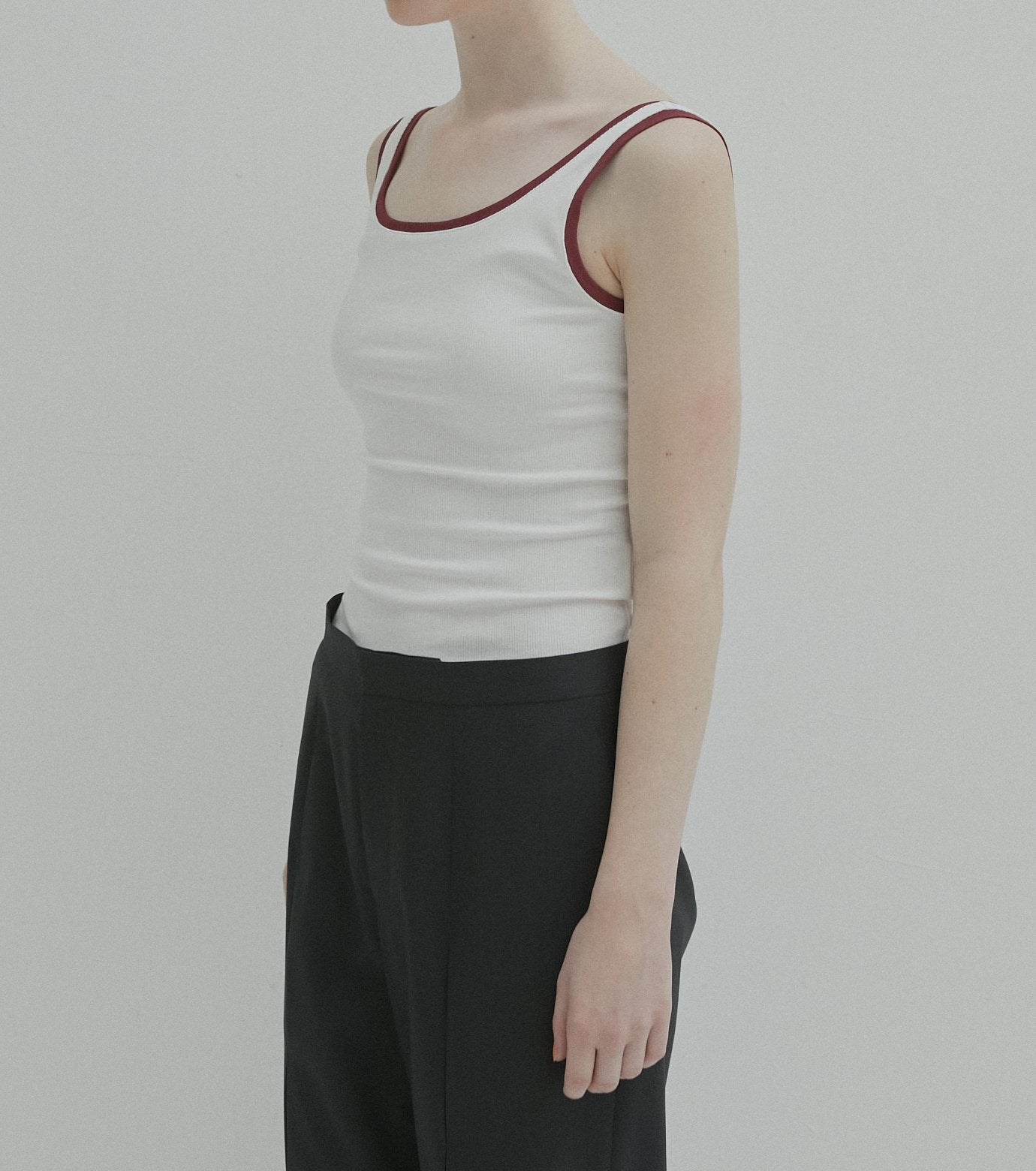 Color Trimmed Tank Top