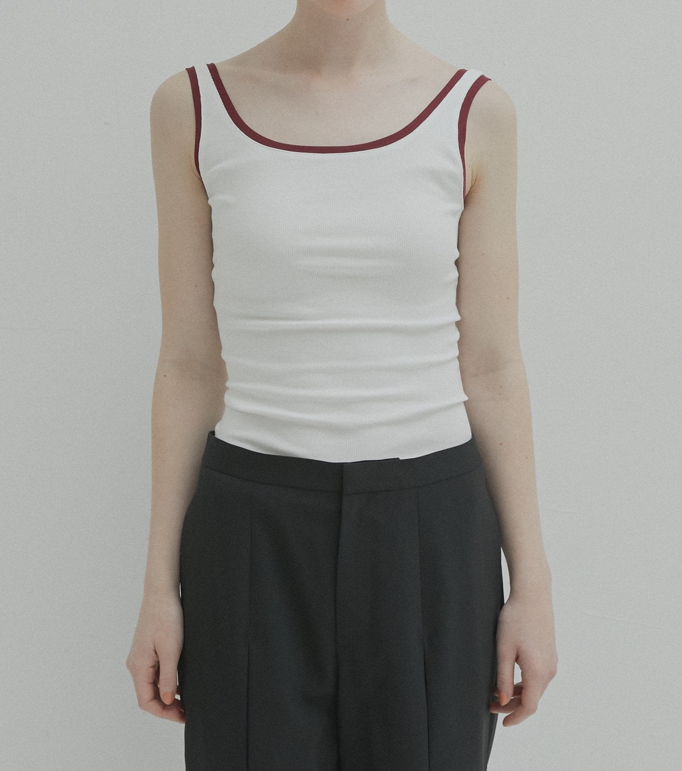 Color Trimmed Tank Top