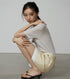 Semi Sheer Triangle Bra Jersey Top