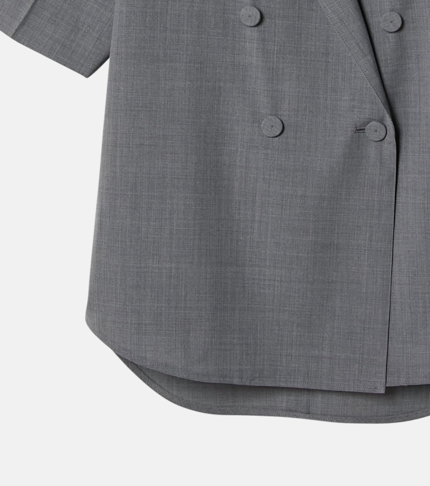 Double-Breasted Shirt Jacket