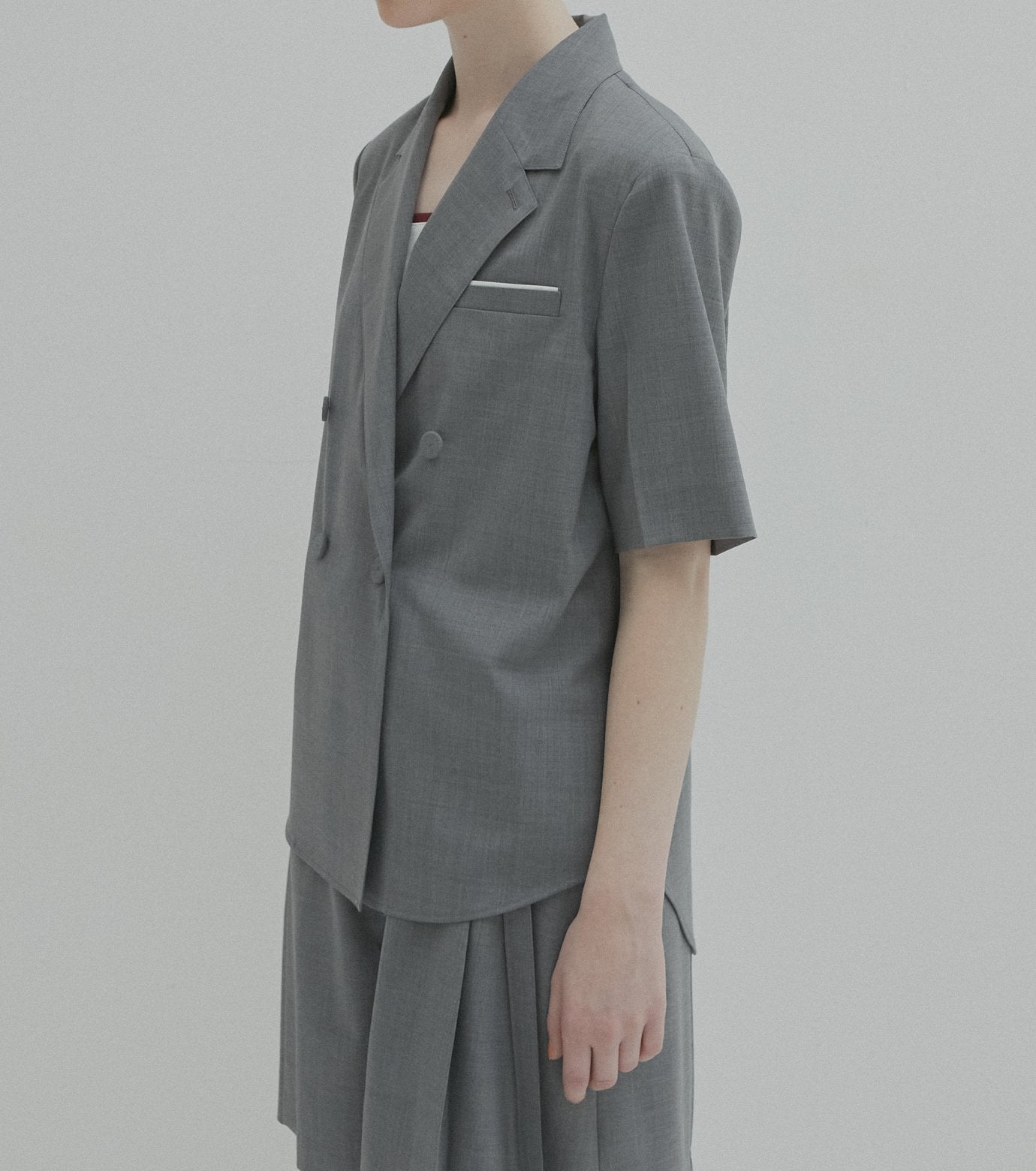 Double-Breasted Shirt Jacket