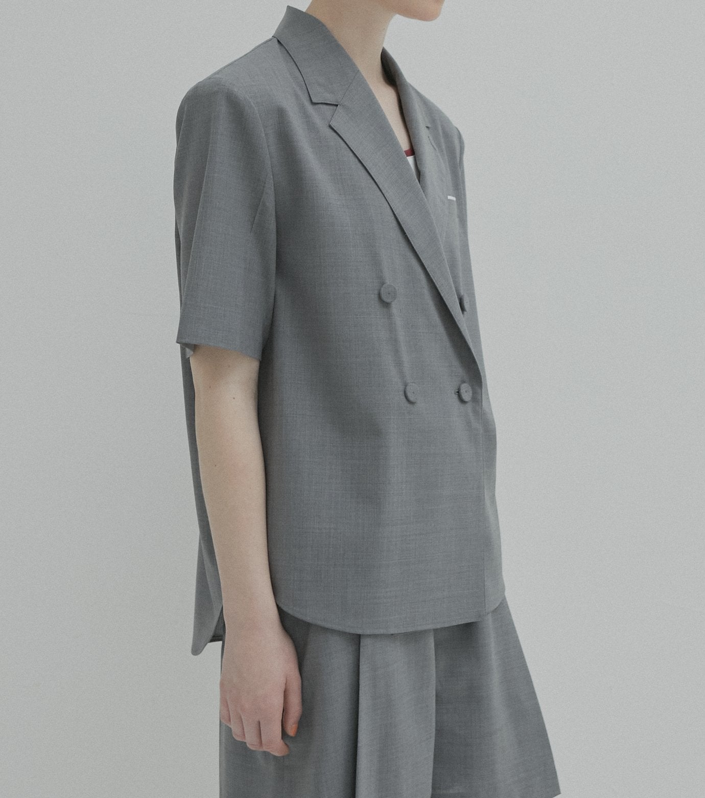 Double-Breasted Shirt Jacket