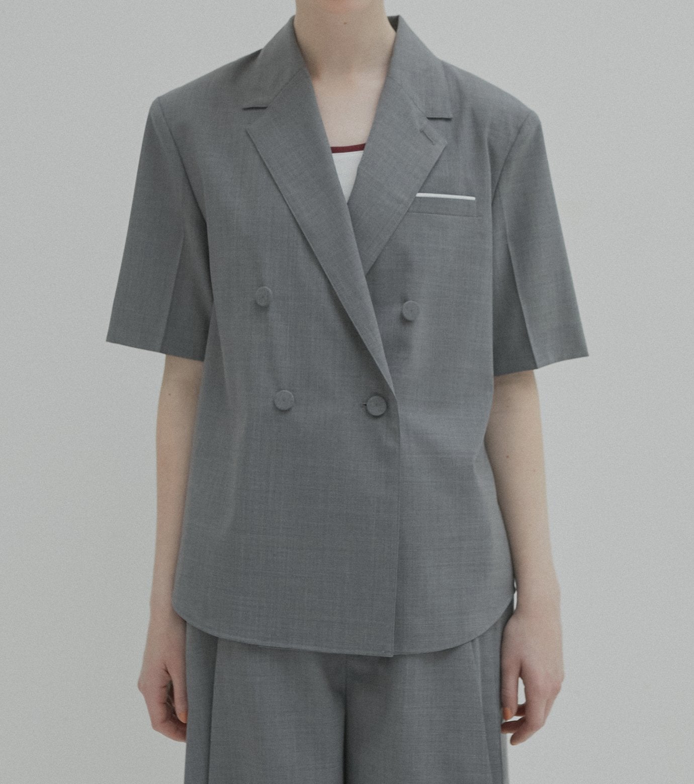 Double-Breasted Shirt Jacket