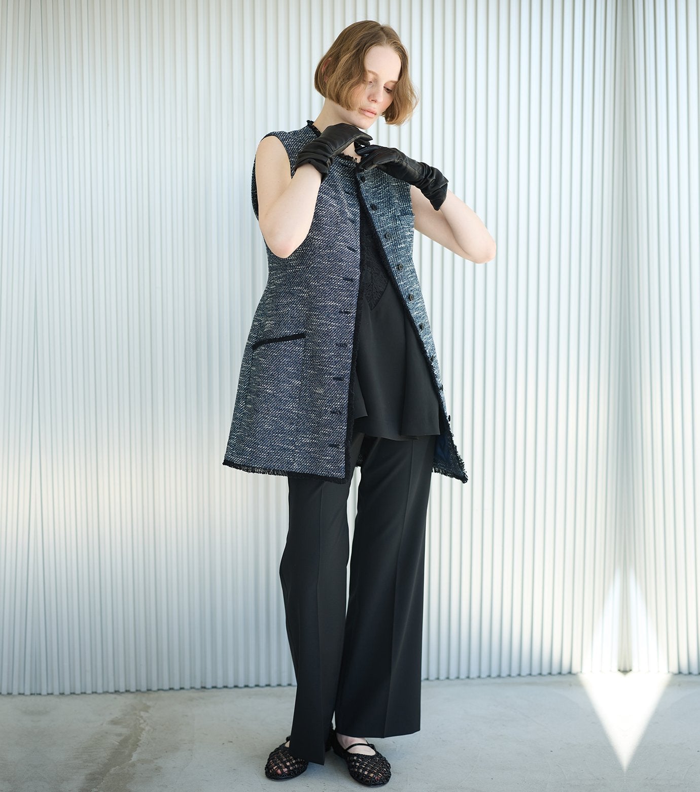 Mix Tweed Gilet