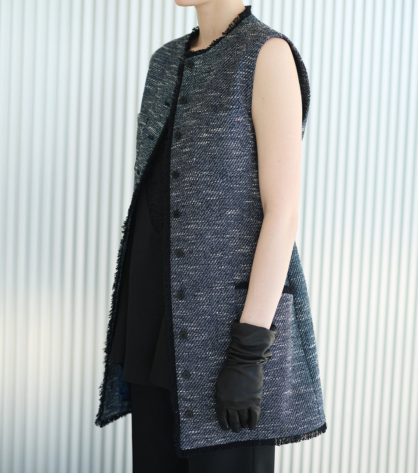 Mix Tweed Gilet