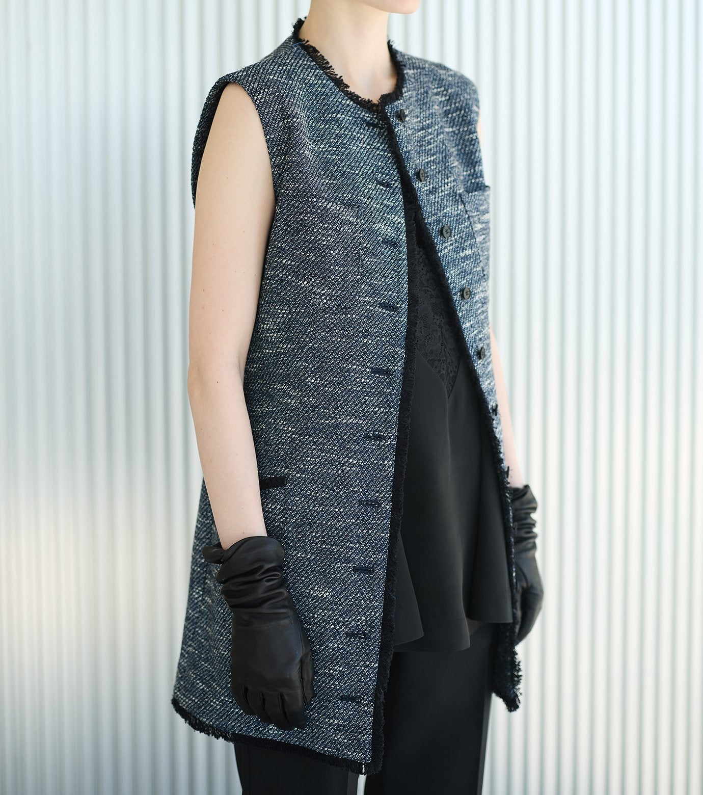 Mix Tweed Gilet
