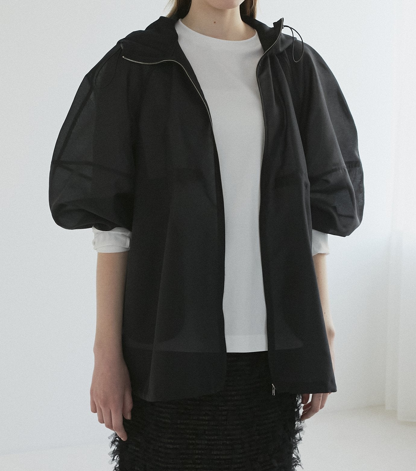 Sheer Volume Blouson