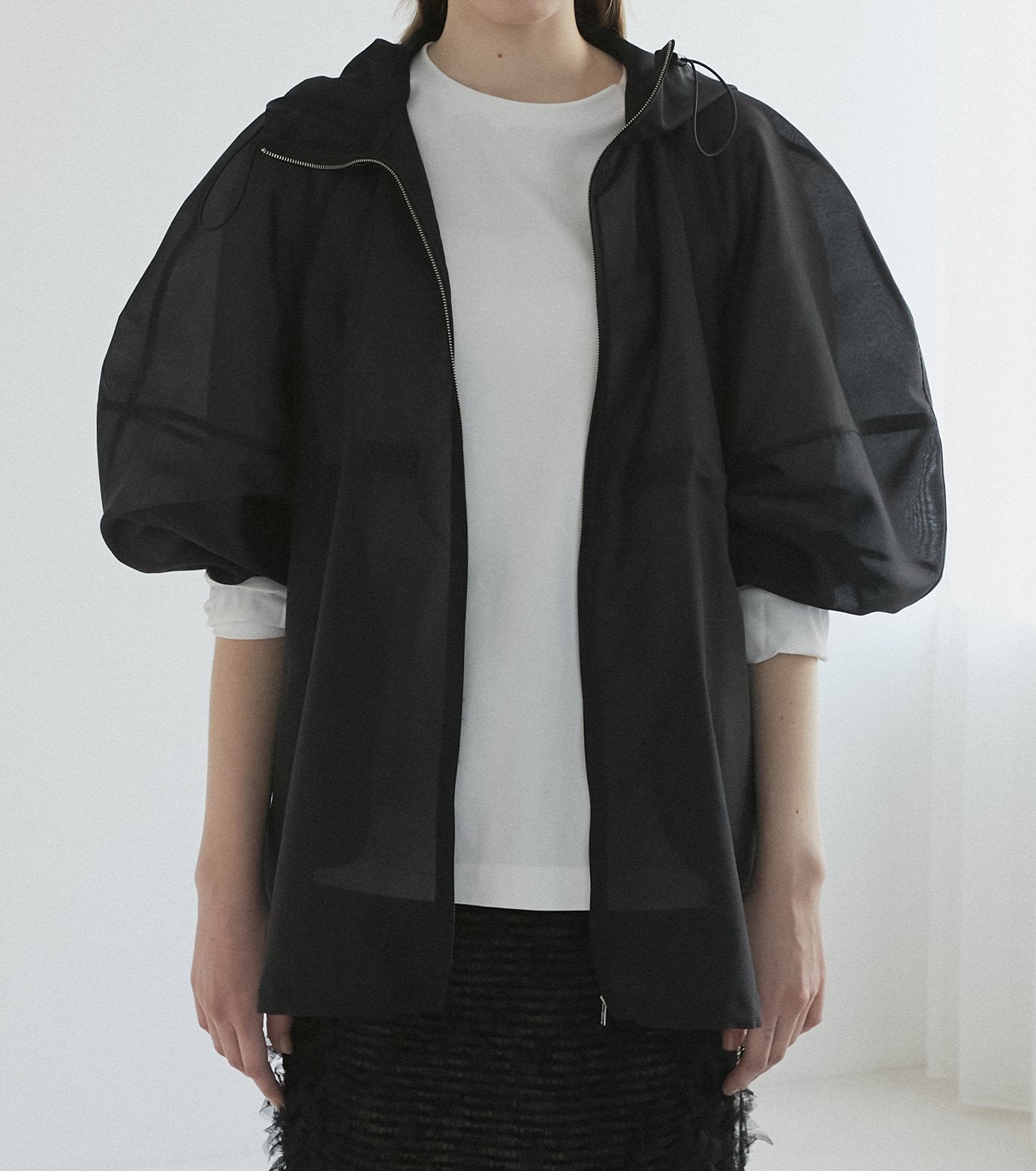 Sheer Volume Blouson
