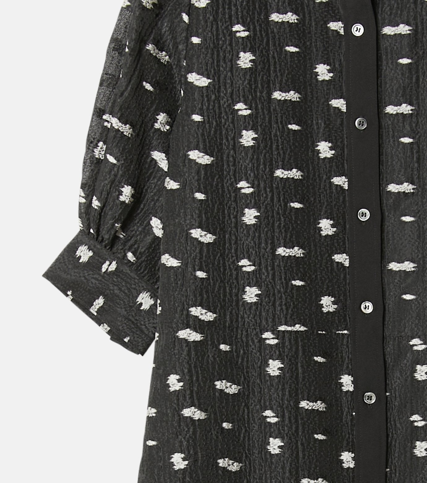 Flower Jacquard Dress