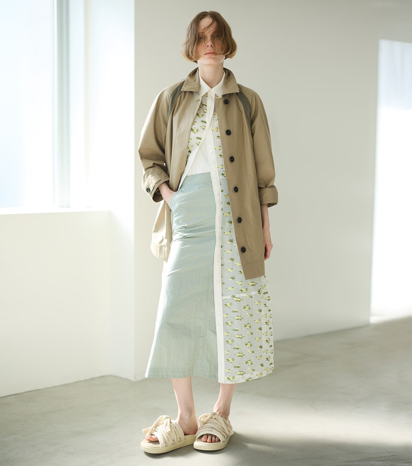 Flower Jacquard Dress