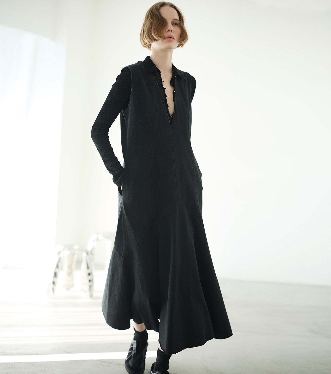 Ozone Wash Jersey Dress