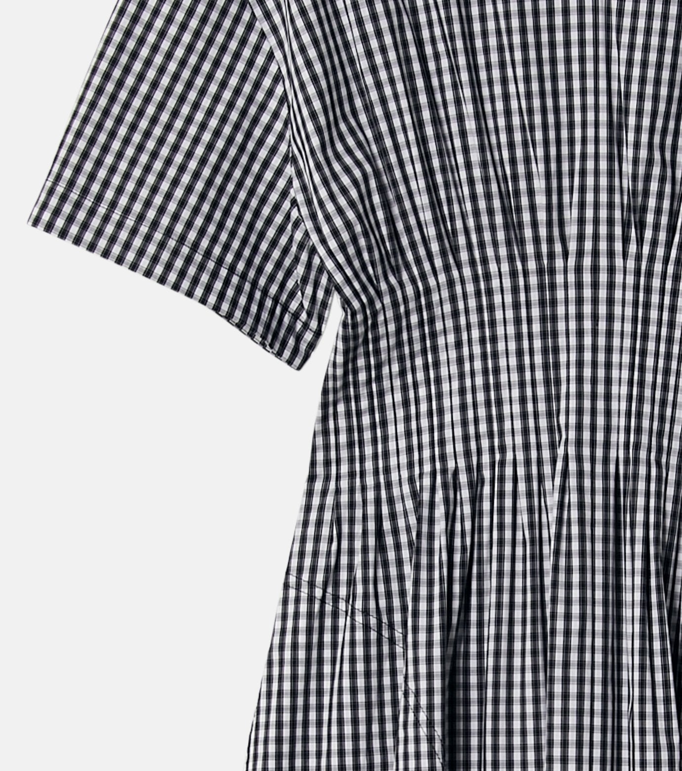 Gingham Check Round Form Dress