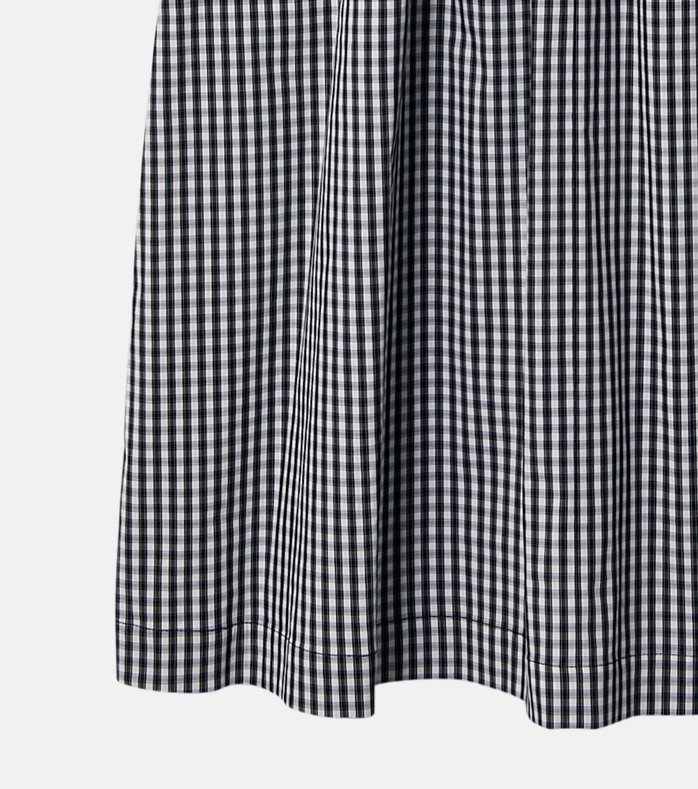 Gingham Check Round Form Dress