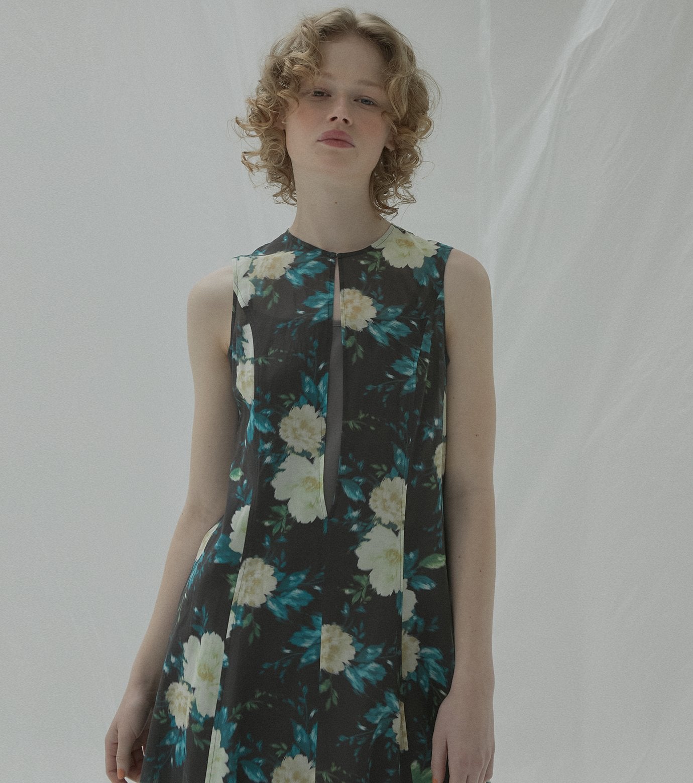 Vintage Floral Maxi Dress