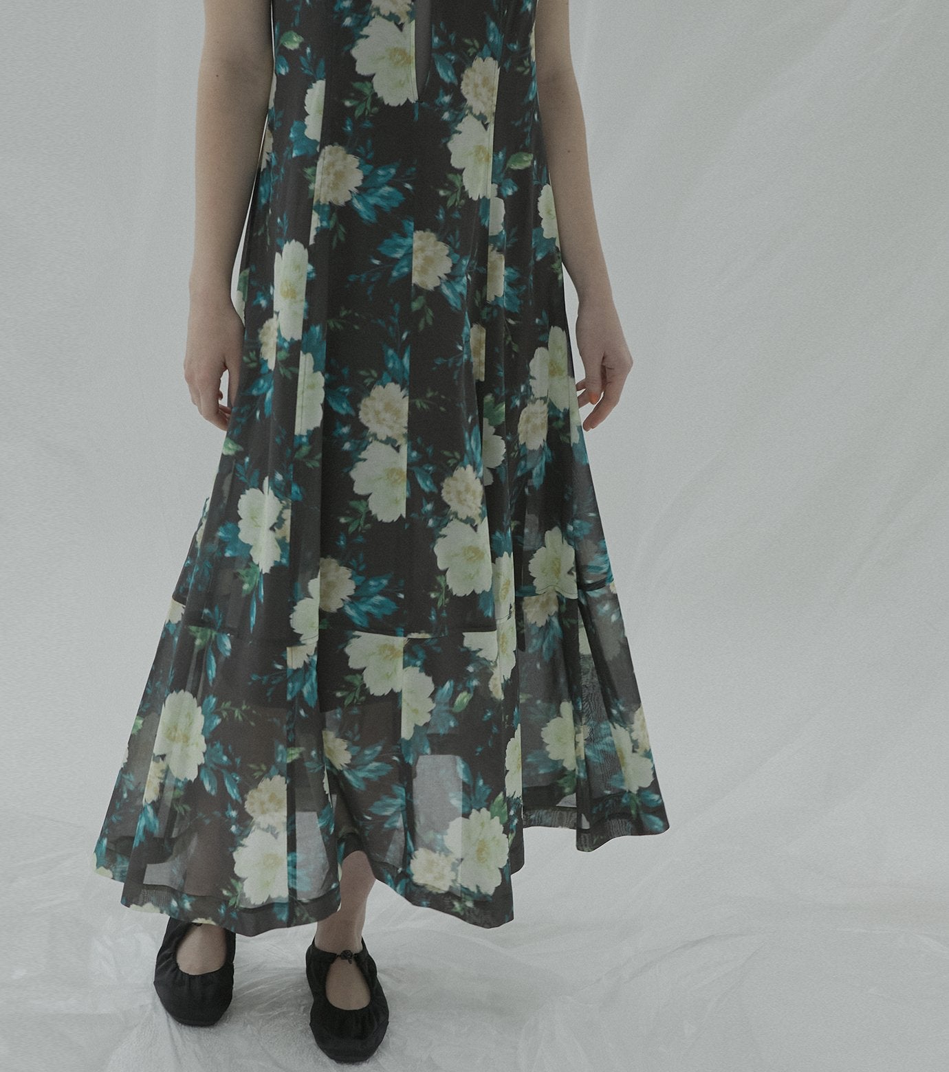 Vintage Floral Maxi Dress
