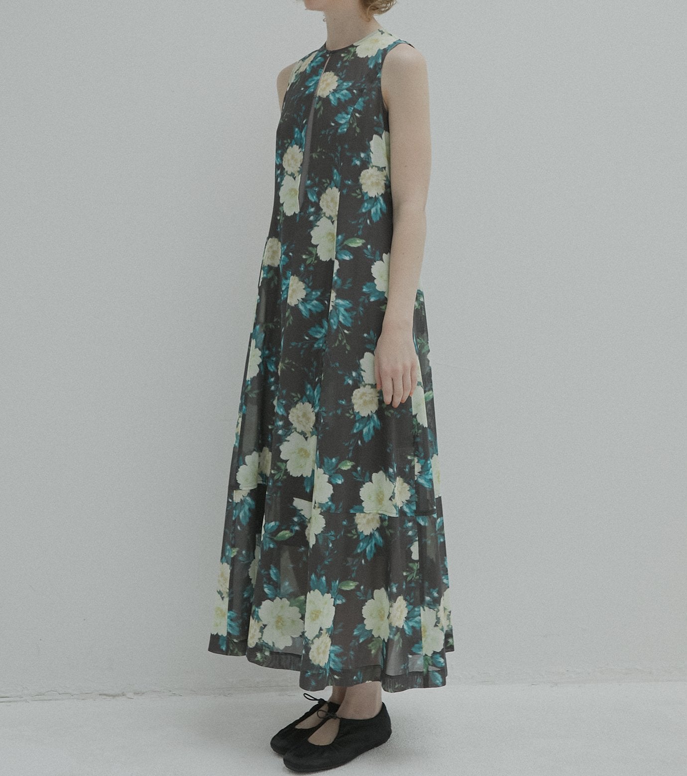 Vintage Floral Maxi Dress