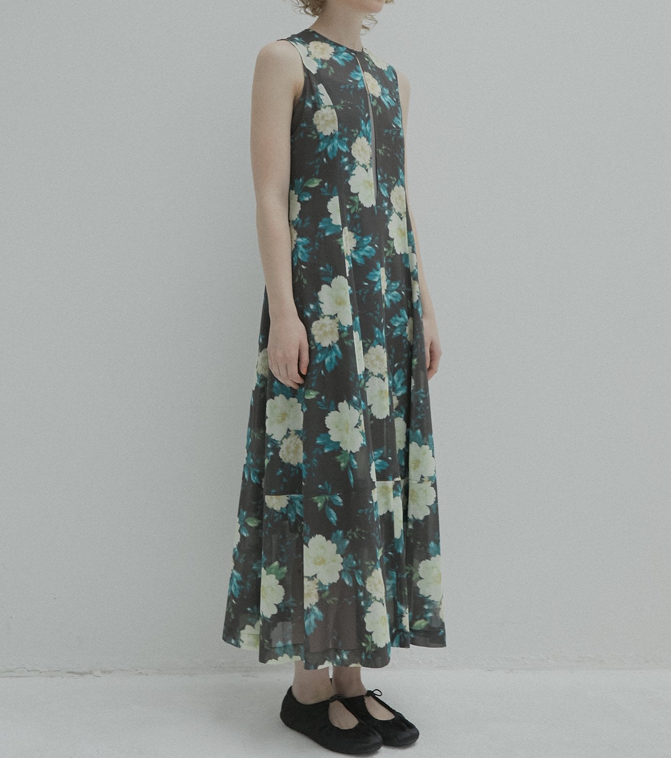 Vintage Floral Maxi Dress