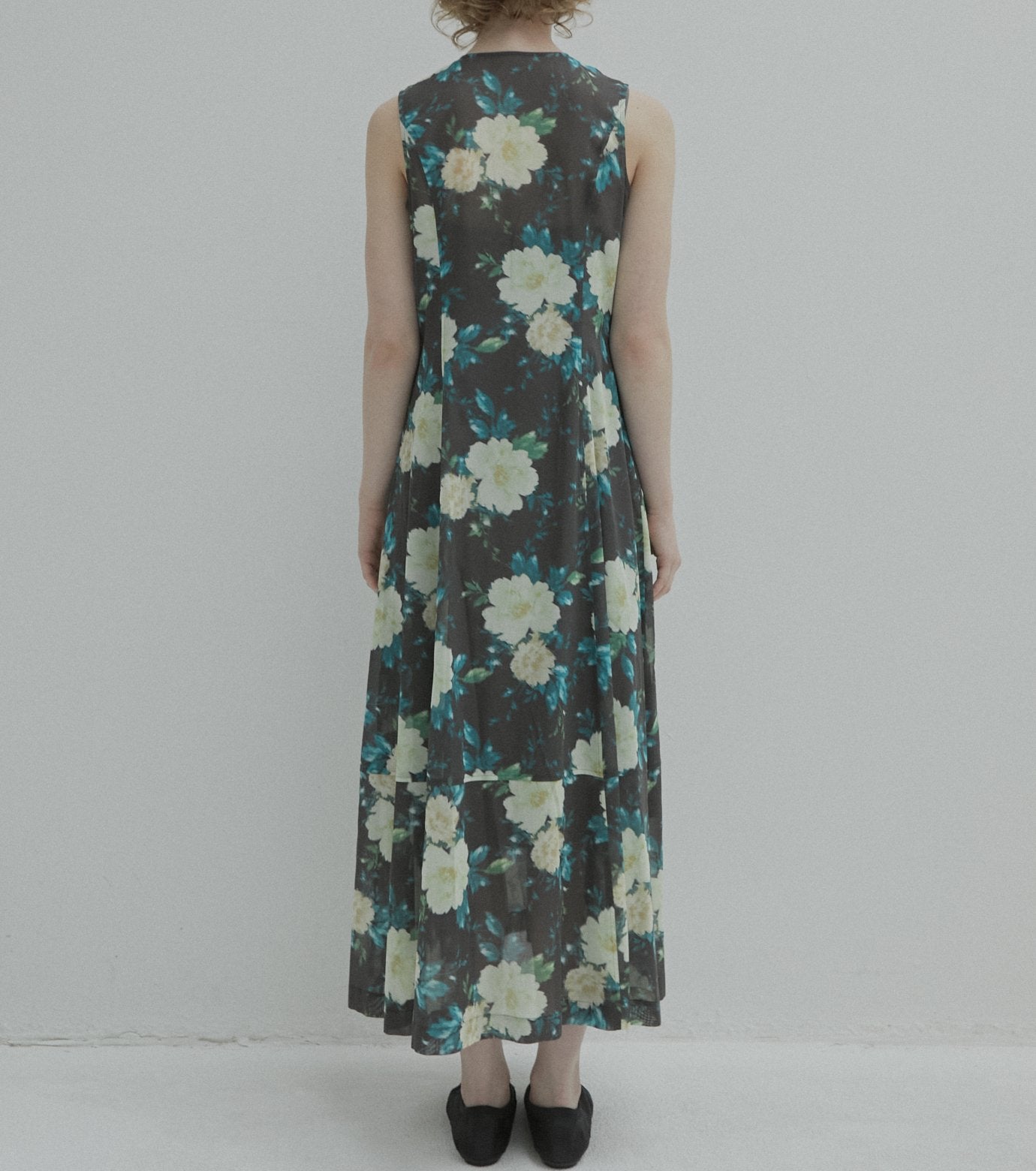 Vintage Floral Maxi Dress