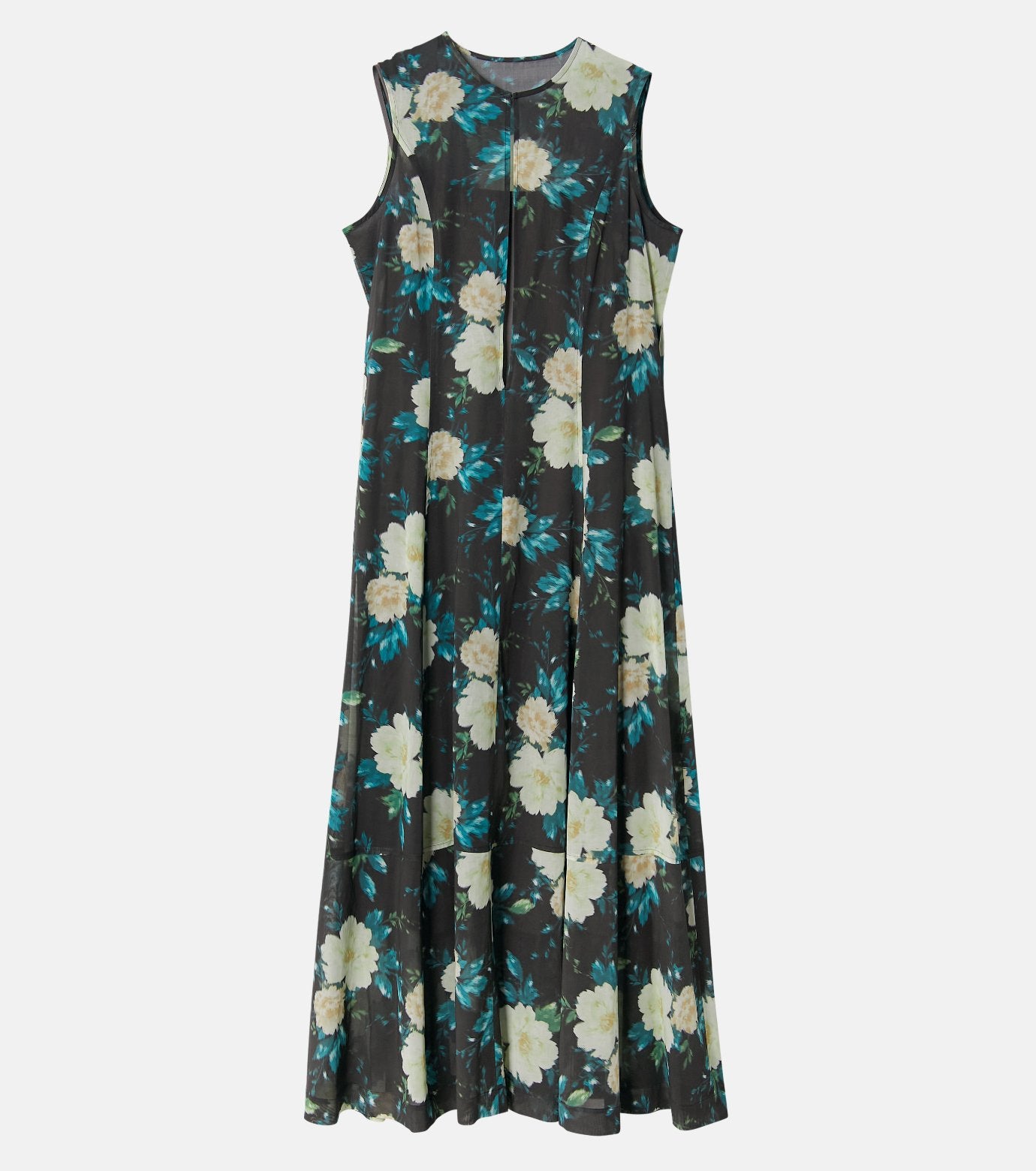 Vintage Floral Maxi Dress