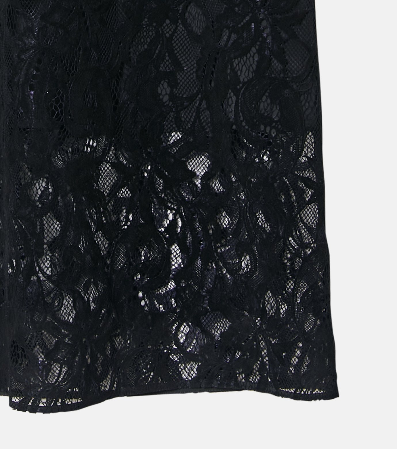 Flocky Lace Skirt