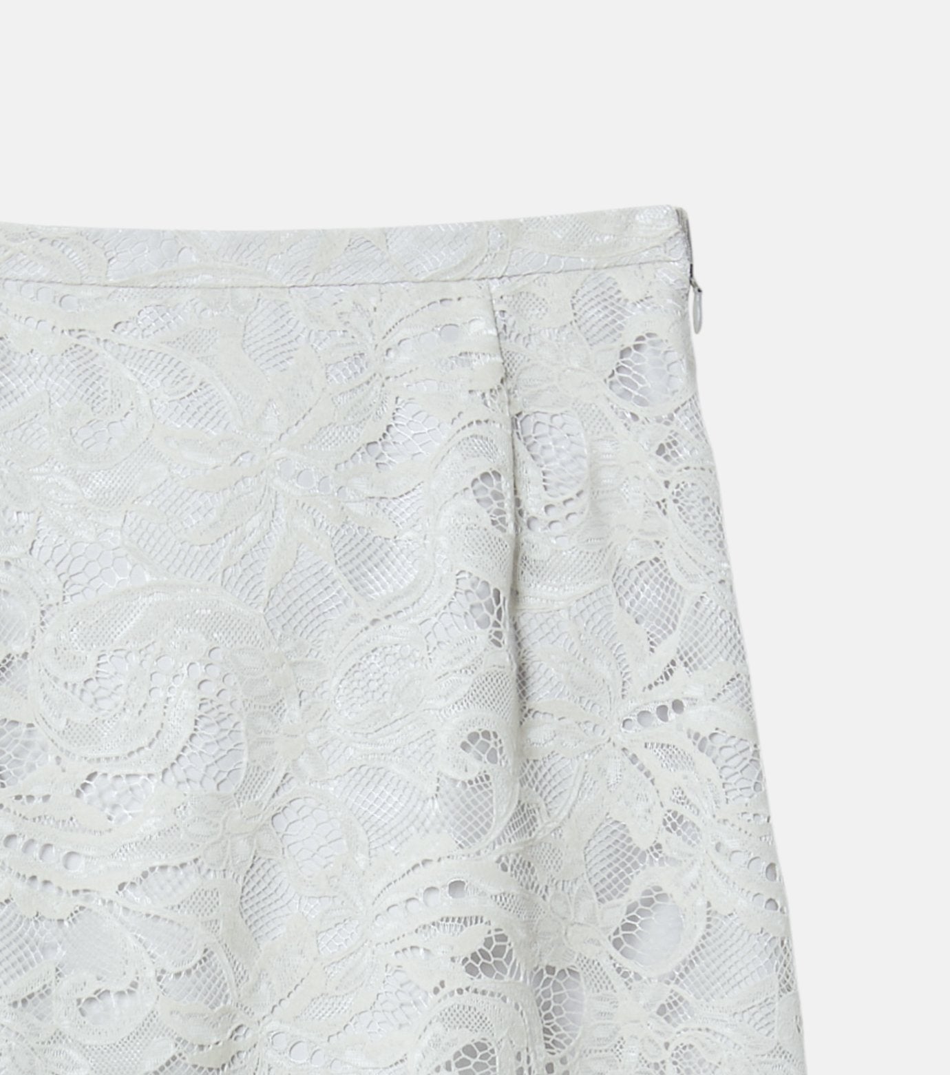 Flocky Lace Skirt