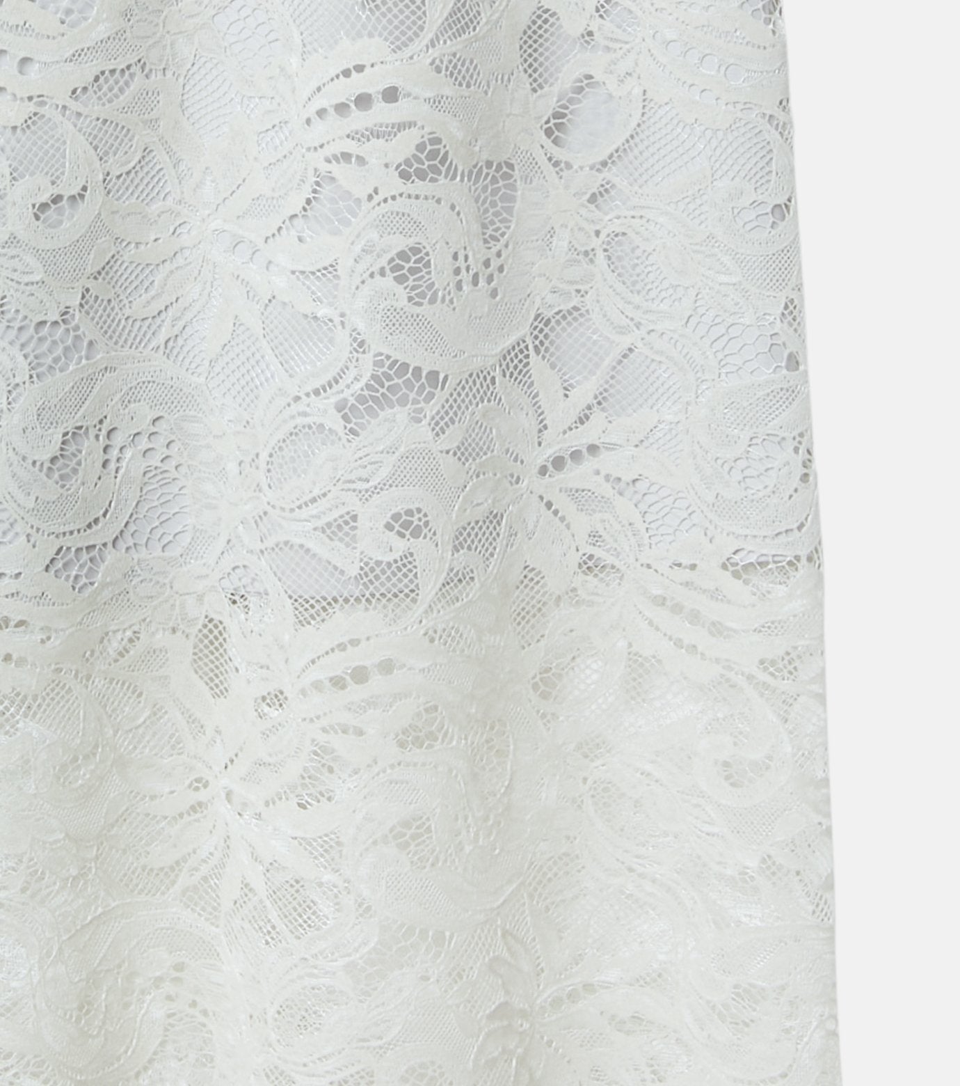 Flocky Lace Skirt