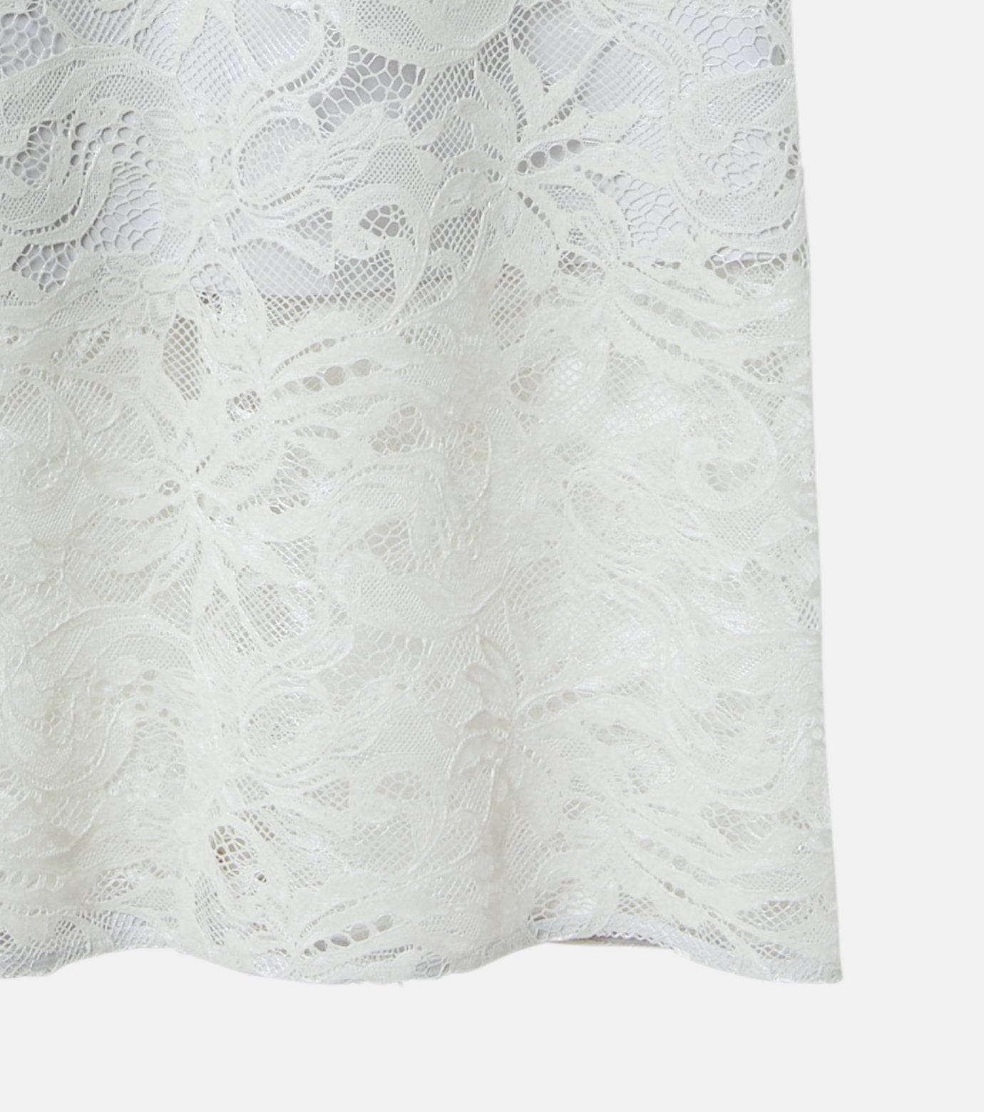 Flocky Lace Skirt