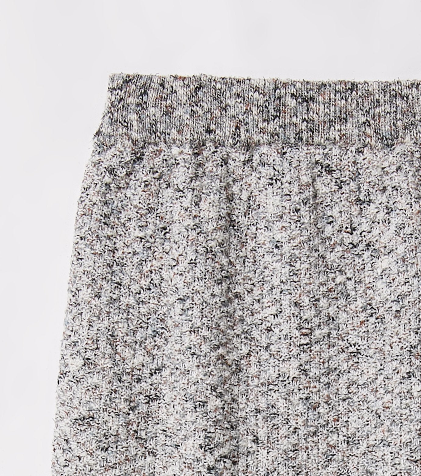 Tweed Melange Knit Skirt