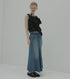 Flared Denim Skirt
