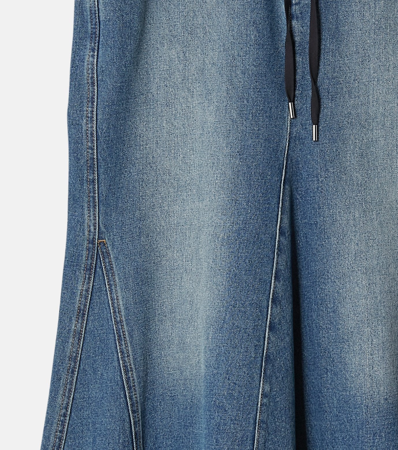Flared Denim Skirt