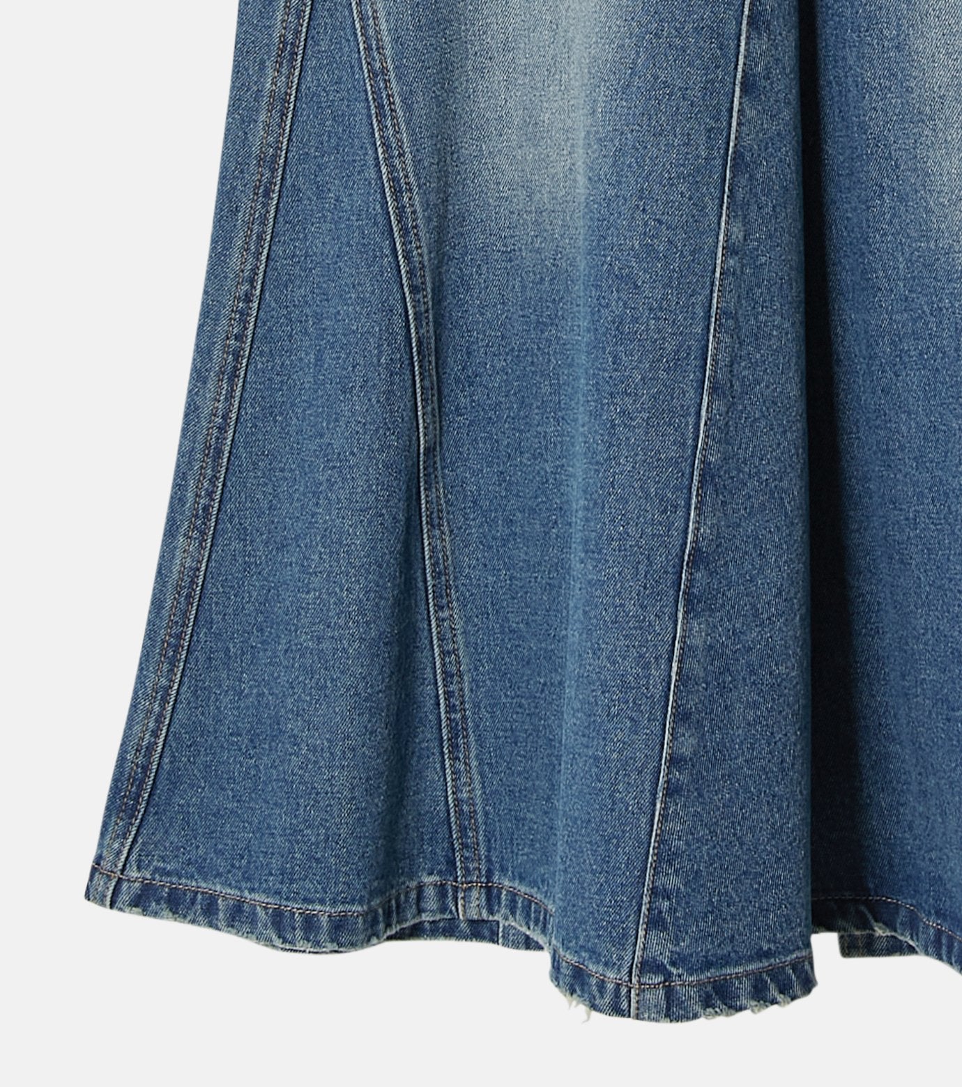 Flared Denim Skirt
