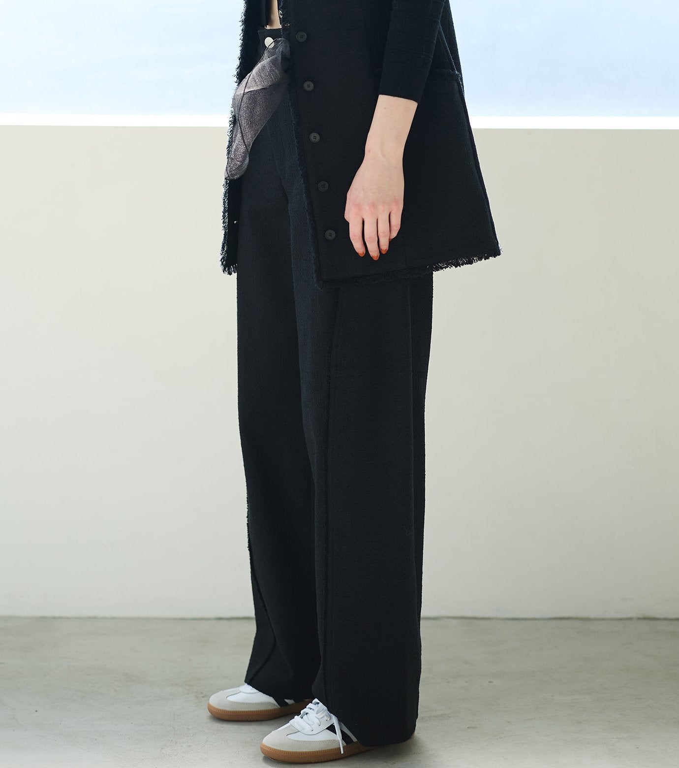 Tweed Volumn Pants