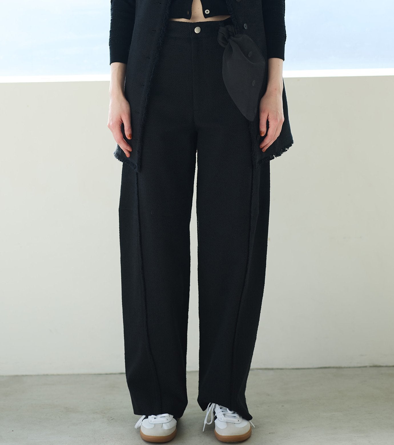 Tweed Volumn Pants