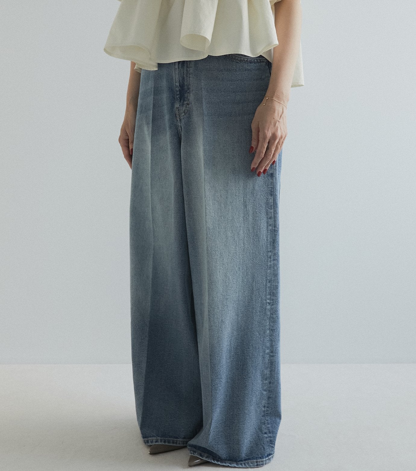 Denim Remake Wide Pants