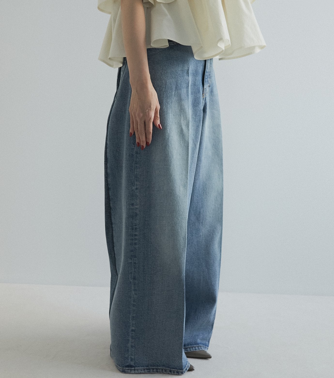 Denim Remake Wide Pants