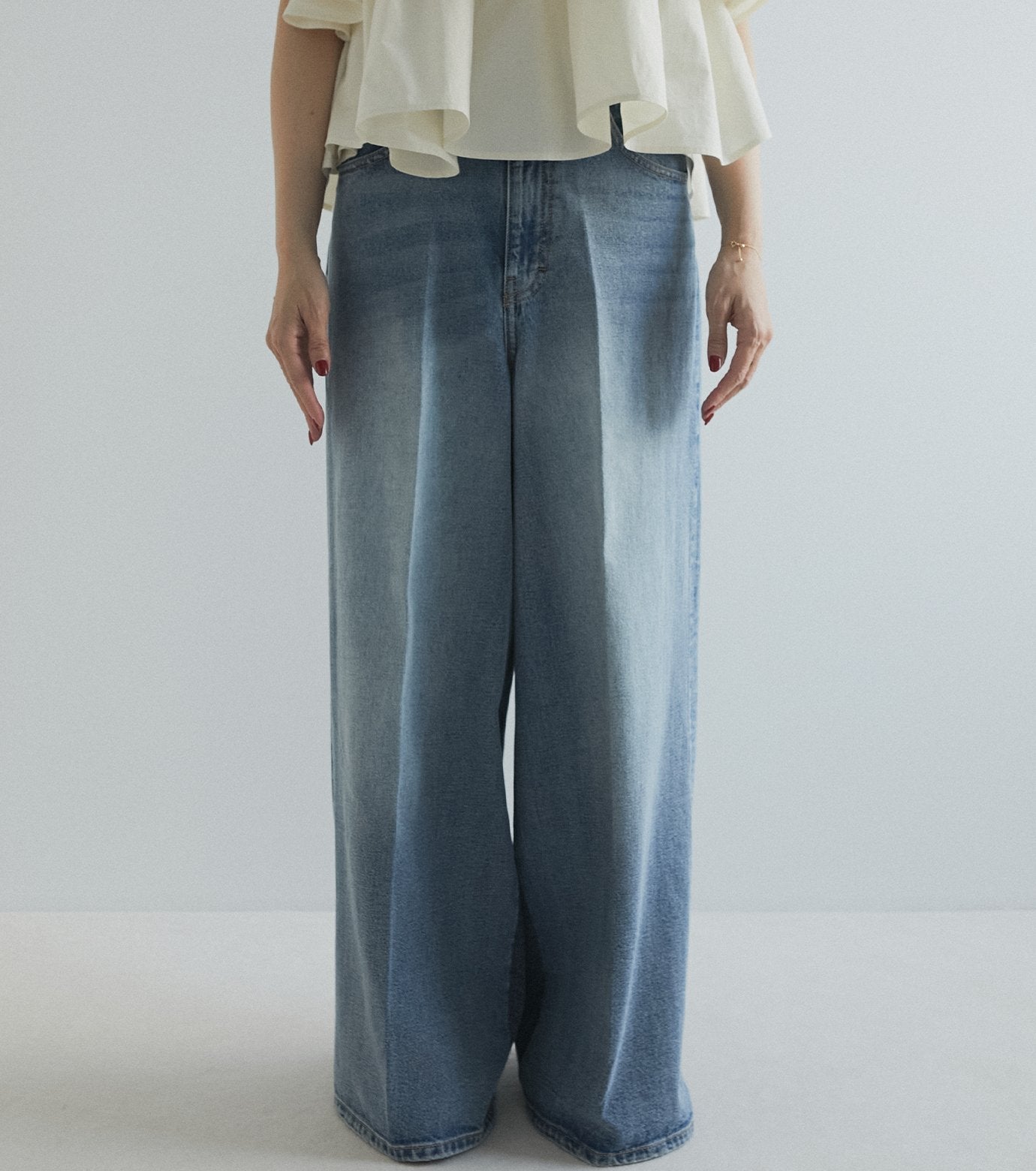 Denim Remake Wide Pants